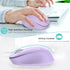 YXLILI Wireless Mouse for Laptop, Ergonomic Cordless Optical Mouse with USB Receiver, 1600DPI for Windows Chromebook Mac