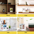 Rekeen Instax Mini Frames and Holder, Displays 4 Instant 54 mm x 86 mm Photos, Clear Acrylic Picture Box, Vase or Pen