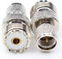 Mini UHF Male to UHF Female Connector, Pl259 Coax Adapters, 2 Packs