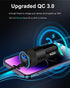 AILKIN Car Charger USB C for Samsung Galaxy, USB Cigarette Lighter Adapter for iPhone 16 Pro, Vehicle Auto Cargador