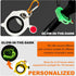 Zip Tie Organizer, Glow in the Dark Cable Tie Holder for Electrician Management, Reusable Light Plastic (White, 4 Pcs)