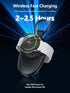 Samsung Watch Charger, 1400mAh Portable Wireless Power Bank, Fast Charging Magnetic Travel Car Keychain for Galaxy Watch