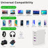 DTK USB C Wall Charger, 120W Fast Charger Block, 4-Port Portable Power Charger Station