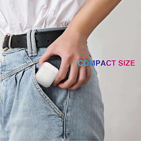 Wireless Charging Case Compatible with AirPods 1 & 2 Generation, Replacement Charger Case with Bluetooth Pairing