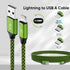 iPhone Charger 5 Pack 10 ft USB Lightning Cable Mfi Certified Fast Charging Cord for iPhone 14 13 12 11 XS XR X Pro Max