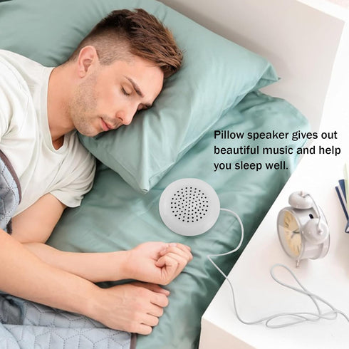 ZJIVQO 5 3.5mm MP3 Pcs Pillow Speaker, New Mini Stereo Speaker for Phone Portable CD