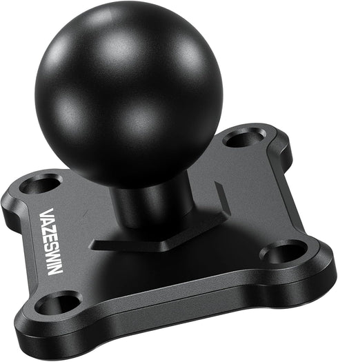 1" Ball Mount with Aluminum Alloy Square Plate, Universal Electronic Device Mounting Base for Garmin, Lowrance,