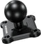 1" Ball Mount with Aluminum Alloy Square Plate, Universal Electronic Device Mounting Base for Garmin, Lowrance,