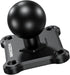 1" Ball Mount with Aluminum Alloy Square Plate, Universal Electronic Device Mounting Base for Garmin, Lowrance,