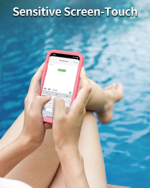 SPORTLINK Pink Waterproof Shockproof Case for iPhone 11, Full Body Heavy Duty Underwater Dustproof Protection