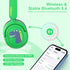 JBUNION 75/85/94dB 3.5mm Headset Bluetooth Kids Headphones, Wireless Headphones for Kid with Mic, Volume Limited