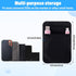 Gsbnjuy 2-Pocket Portable Hard Drive Sleeve Stick on Pouch with Reusable Adhesive SSD Hard Drives Carrying Case