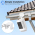 Gutter Mount for Spotlight Cam Plus/Pro (Battery), Adjustable Weatherproof Metal Mount Bracket for Security Camera