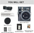 WOGOZAN 41 41 3 Inch 64 Album, 2 10 Mini Clear Case Kit for Fujifilm Instax Mini Instant Camera, Hard PC Clear Case