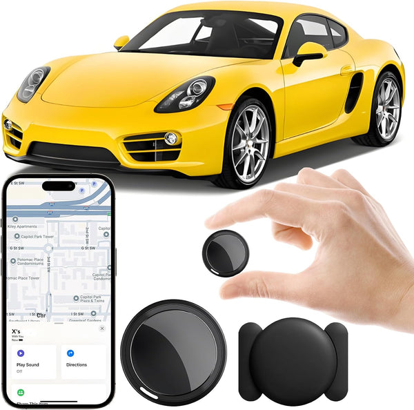 CHMQFCUP Mini GPS Tracker for Vehicles, Car Tracker Device Hidden for Vehicles, Car
