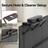 tiebutie 15 Lbs, No Drill Sound Bar Mount Top of TV Universal TV Top Shelf for Small Soundbars Up to Floating Sound Bar
