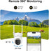 HOSAFE.COM 4G 360 2K 2-Way LTE Security Camera No Internet Needed, PTZ Outdoor Camera, Solar Camera Outdoor Wireless
