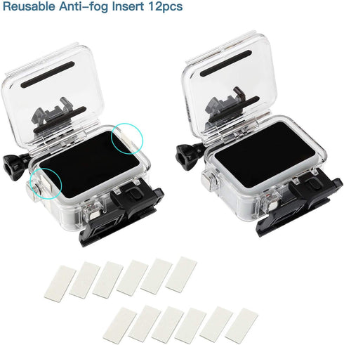 D&F Waterproof Housing Case for HERO7 White & Hero 7 Silver, 30M Underwater Photography Protective Shell with Screen