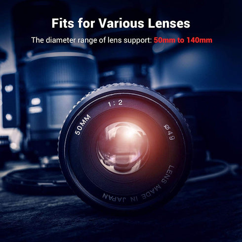 SmallRig 15mm Long Lens Support, Adjustable Lens Bracket for DSLR Camera Shoulder Rig