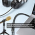 Headphone Splitter Adapter, 3-in-1 Pack, 3.5mm Male to 2 Port 3.5mm Female & 3.5mm Female to 2 Port 3.5mm Male Aux