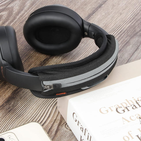 Design Wish Universal Replacement Headphone Headband Cover, Compatible with Sony, Bose, Beats, JBL (Black)