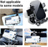 Merdege 4-7 inches Car Phone Holder, Center Console Navigation Holder, Universal Adjustable Swivel Bracket, Compatible