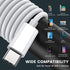 MOSWAG USB C Headphones Wired in Ear with Microphone for Samsung S23, Note 20, Pixel 7, Macbook Pro and Other USB C