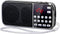 PRUNUS J-189 Bluetooth AM FM Radio, Small Portable Radio with Dual Speaker Heavy Bass, Pocket Size (Black)