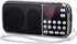PRUNUS J-189 Bluetooth AM FM Radio, Small Portable Radio with Dual Speaker Heavy Bass, Pocket Size (Black)