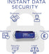 Integral 8GB Courier-197 256-Bit 3.0 197, USB3.0 Hardware Encrypted USB Secure Flash Memory Drive - Certified to FIPS