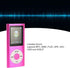 Zunate MP4 MP3 1.8 Inch MP3 MP4 Player, Player with LCD Screen, Portable Digital Lossless Player, Kids Students