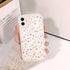 Compatible for iPhone 11 Cute Flower Floral Leaf with Love Lens Bumper Protector, Soft TPU Shockproof Protective Girly