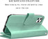 Njjex Wallet Case for iPhone 11 PRO Max 2019, PU Leather ID Credit Holder Folio Flip with Detachable Kickstand