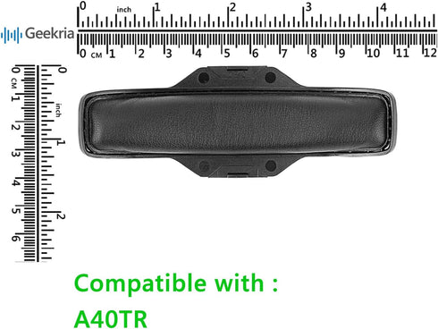 Astro A40 TR Headphones Replacement Headband Pad by Geekria - Black Cushion Cover for Headset Repair.