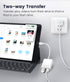 USB Adapter for iPhone/iPad, Lightning to USB Female OTG Adapter, USB3 with Charging Port, Supports Flash Drives