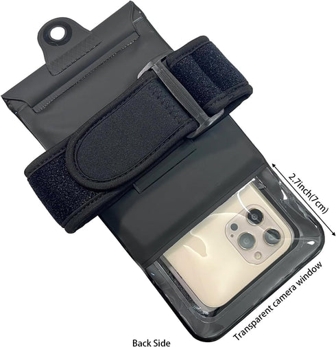 Waterproof Phone Case Armband, Surfing Dry Bag Floating Pouch Holder for iPhone 15/14/13/12 Pro Max, Galaxy S23+ Ultra