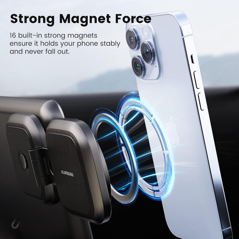 Phone Mount for Tesla Model 3 Model Y, Strong Magnetic MagSafe Car Mount Holder for Tesla Screen Monitor, Invisible