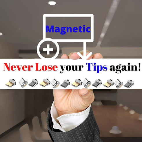 Aporia Unique Storage Holder for Magnetic Charging Tips, Compatible with Magnetic Charging Tips (Four Bullets)