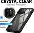 BEASTEK Waterproof Case for iPhone 12 Pro Max, NRE Series Shockproof IP68 with Built-in Screen Protector (Clear)