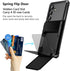 Vofolen for Samsung Galaxy S24+ Wallet Case with Card Holder, 4-Card Dual Layer Heavy Duty Shockproof Wallet Case, Hidden Flip Card Slot Large Storage Protective Cover for Galaxy S24 Plus, 6.7" Black