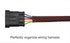 Alex Tech 25ft - 1 inch PET Expandable Braided Sleeving BlackRed