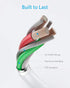 Anker Powerline II 3ft Lightning Cable, MFi Certified USB Charging/Sync for iPhone SE, 11, 11 Pro, iPad & More.