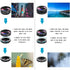 KEYWING 9 1 Lens+198 +0.35X 20X 0.63X Phone Lens Kit in Phone Camera Lens, Zoom Fisheye Super Wide-Angle + Macro Lens +