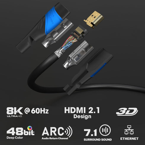 8K 4K 15ft (0.5ft75ft) 10K/8K@60Hz/4K@120Hz PS5, KabelDirekt / HDMI Cable & More HDMI Cables German-Engineered HDMI