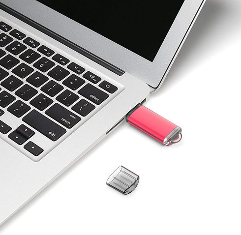 RAOYI 10PCS 2GB 2.0 USB Flash Drive USB Memory Stick Thumb Drive Pen Drive Jump Drive-Red