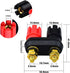 onelinkmore 2-Way Banana Plug Jack Socket Binding Post Video Speaker Terminal Connectors, Pack of 2