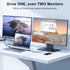 Thzzhnno 3.3FT, 1080P@60Hz USB C to VGA Cable USB Type C to VGA Conversion for Laptops, Mobile Phones, Tablets