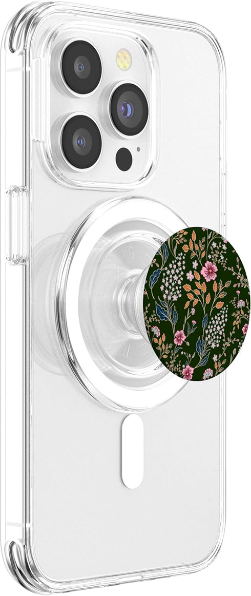 PopSockets Floral Phone Grip & Stand Midnight Meadow PopGrip for MagSafe