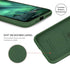 IceSword Compatible with iPhone 11 Pro Max Case, Dark Green Thin Liquid Silicone Soft Silk Matte Cover