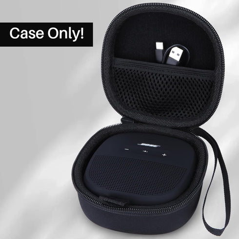 Hard Case Compatible with Bose SoundLink Micro Bluetooth Speaker (Black Case)